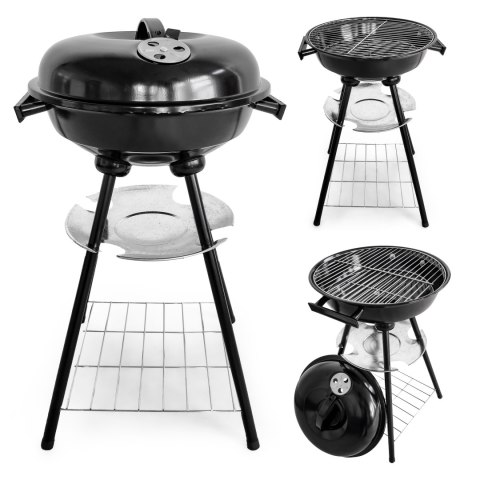 GRILL OGRODOWY Z POKRYWĄ I POPIELNIKIEM GRILL OGRODOWY Z POKRYWĄ I POPIELNIKIEM