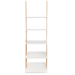 REGAŁ DRABINA 5 PÓŁEK MDF BAMBUS MODERNHOME