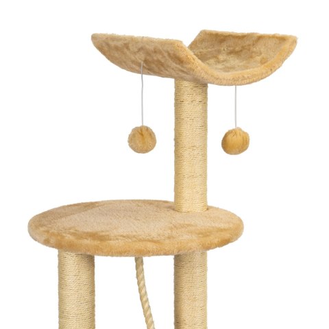 DRAPAK DLA KOTA DOMEK LEGOWISKO PIĘTROWE WIEŻA 120CM + ZABAWKI