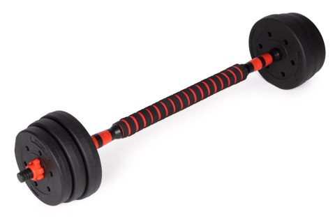 HANTLE REGULOWANE 2 X 10KG SZTANGA ZESTAW 20KG GRYF