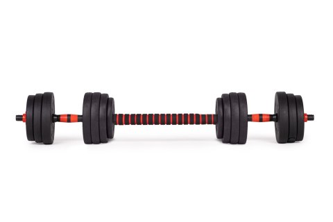 HANTLE REGULOWANE 2 X 15 KG SZTANGA ZESTAW 30 KG GRYF