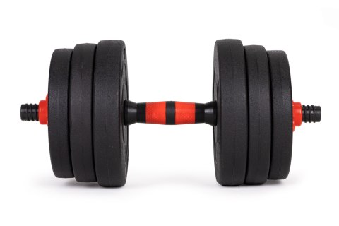 HANTLE REGULOWANE 2 X 15 KG SZTANGA ZESTAW 30 KG GRYF