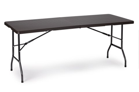 STÓŁ CATERINGOWY BANKIETOWY OGRODOWY SKŁADANY 180CM RATAN MODERNHOME