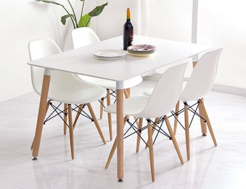 STÓŁ STOLIK PROSTOKĄTNY 120X 80 CM NOWOCZESNY DO JADALNI SALONU KUCHNI MODERNHOME