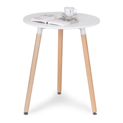 STOLIK NOWOCZESNY DREWNIANY DO SALONU KUCHNI 60CM