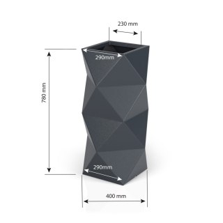 DESIGNERSKA DONICA MONUMO ASTI BIAŁA