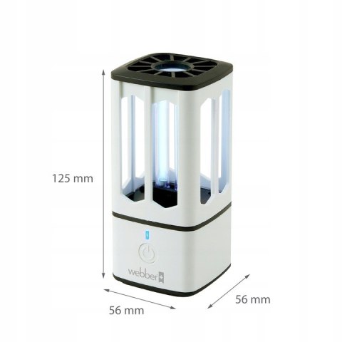 PRZENOŚNA LAMPA UV-C STERYLIZACJA DEZYNFEKCJA WEBBER