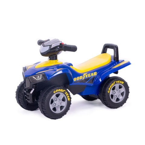 JEŹDZIK QUAD GOODYEAR INTERAKTYWNA KIEROWNICA DŹWIĘKI NIEBIESKI