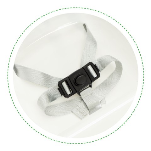 KRZESEŁKO FOTELIK DO KARMIENIA 2W1 ECOTOYS BIAŁY