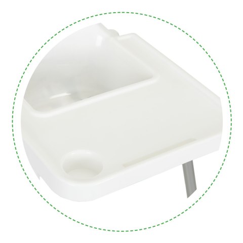 KRZESEŁKO FOTELIK DO KARMIENIA 2W1 ECOTOYS BIAŁY