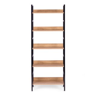 REAŁ LOFTOWY WYSOKI 5 PÓŁEK METAL MDF MODERNHOME