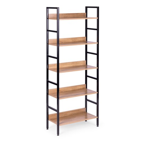 REAŁ LOFTOWY WYSOKI 5 PÓŁEK METAL MDF MODERNHOME