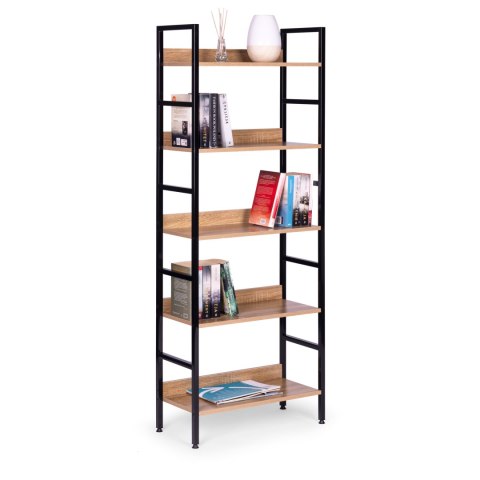 REAŁ LOFTOWY WYSOKI 5 PÓŁEK METAL MDF MODERNHOME
