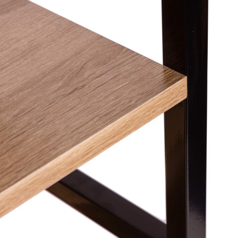 REAŁ LOFTOWY WYSOKI 5 PÓŁEK METAL MDF MODERNHOME