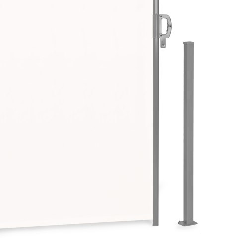 SKŁADANA MARKIZA 300X160 CM BOCZNA ROLETA PARAWAN DO OGRODU NA TARAS BEŻOWA