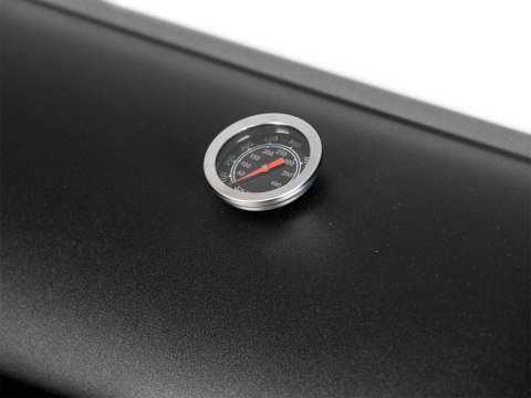 Duży grill ogrodowy wędzarbua 2w1 z termometrem komin półka koła Duży grill ogrodowy wędzarbua 2w1 z termometrem komin półka koła