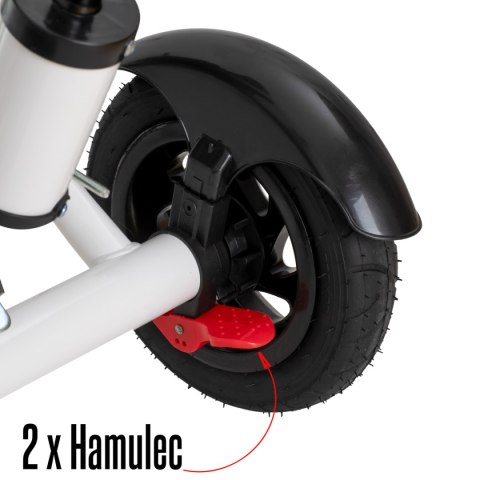 Rowerek Trójkołowy Trike Fix 3w1 z daszkiem obracany regulowany spacerówka prowadnik pasy V3 czarny