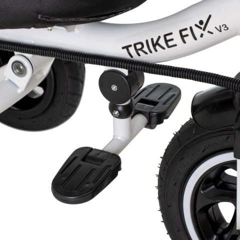Rowerek Trójkołowy Trike Fix 3w1 z daszkiem obracany regulowany spacerówka prowadnik pasy V3 czarny