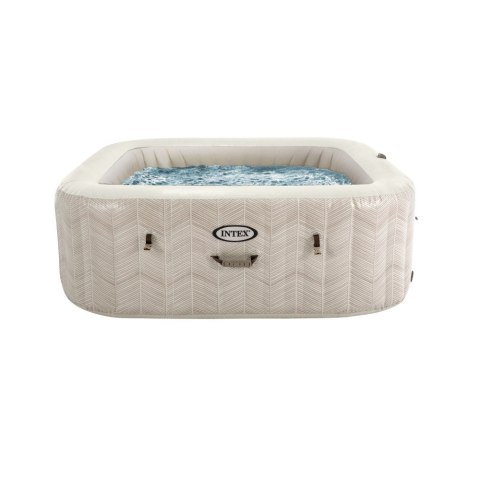 Dmuchane jacuzzi kwadratowe hydromasaż 6 os. 196x71 cm akcesoria premium INTEX 28472